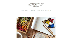Desktop Screenshot of mosaicartsloft.com