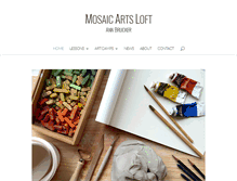 Tablet Screenshot of mosaicartsloft.com